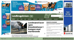 Desktop Screenshot of landbrugsavisen.dk
