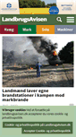 Mobile Screenshot of landbrugsavisen.dk