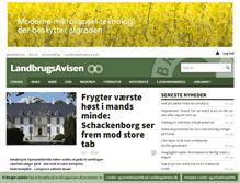 Tablet Screenshot of m.landbrugsavisen.dk